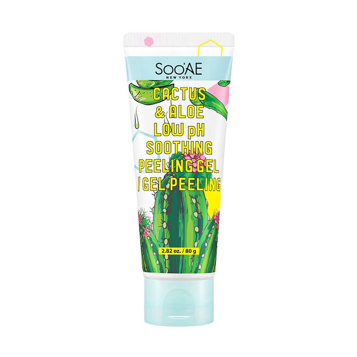SooAE Cactus Aloe Peeling Gel Low pH Soothing Peeling Gel EXFOLIATING SOOTHING Gentle exfoliation Made in Korea