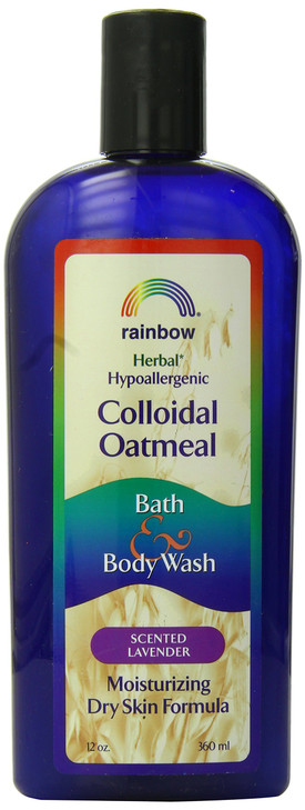 Rainbow Research Colloidal Oatmeal Bath Body Wash Lavender Scent 12 Oz