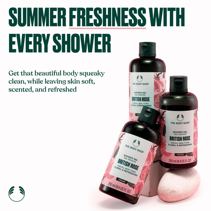 The Body Shop British Rose Shower Gel 84 Fl Oz