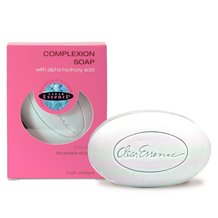Clear Essence AntiAging Complexion Soap WAlpha Hydroxy Acid Cleansing and Exfoliating Soap Bar Anti Aging And Acne Bar D