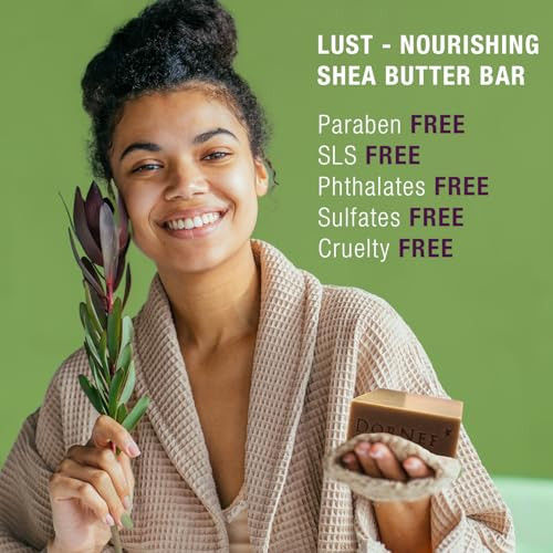 DorNee Lavender Bar Soap Large 55oz Shea Butter Natural Handmade Cold Processed Essential Oil Gentle