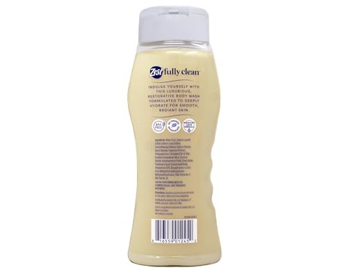 Zest Body Wash Creamy Cocoa Butter Shea 18 Fl Oz