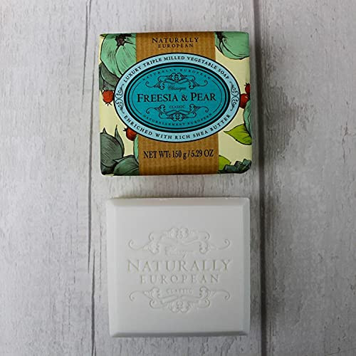 Naturally European Fragrance by Somerset Freesia pear soap bar by somerset 529 Fl Oz