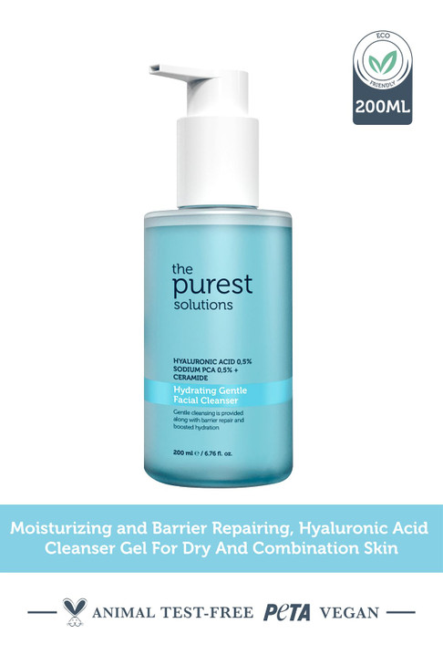 The Purest Solutions Hydrating Gentle Facial Cleanser 05 Hyaluronic Acid 05 Sodium PCA Ceramide Exfoliating Salicylic Ac