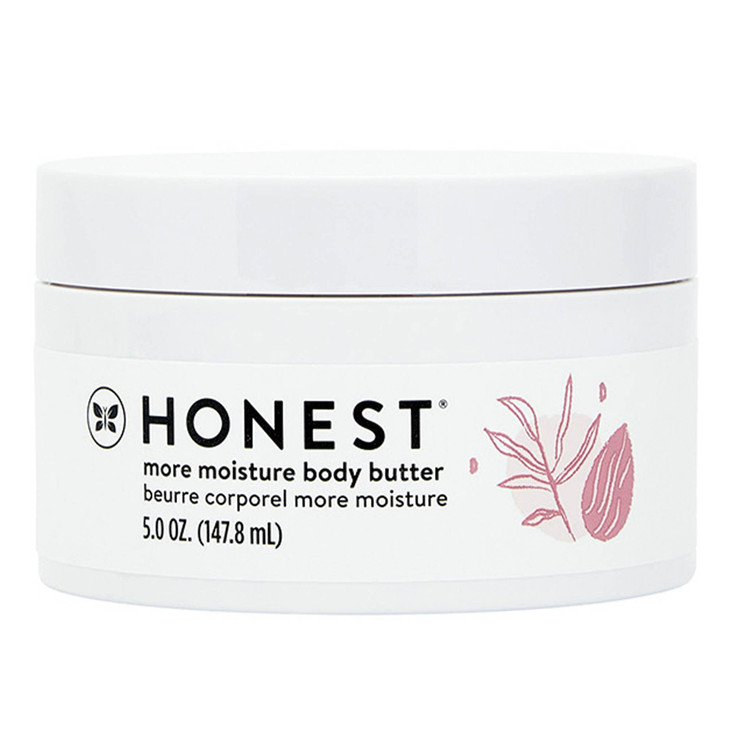 The Honest Company More Moisture Body Butter Moisturizing Cream for Dry Skin Vegan and Hypoallergenic Shea Nourishing Oi