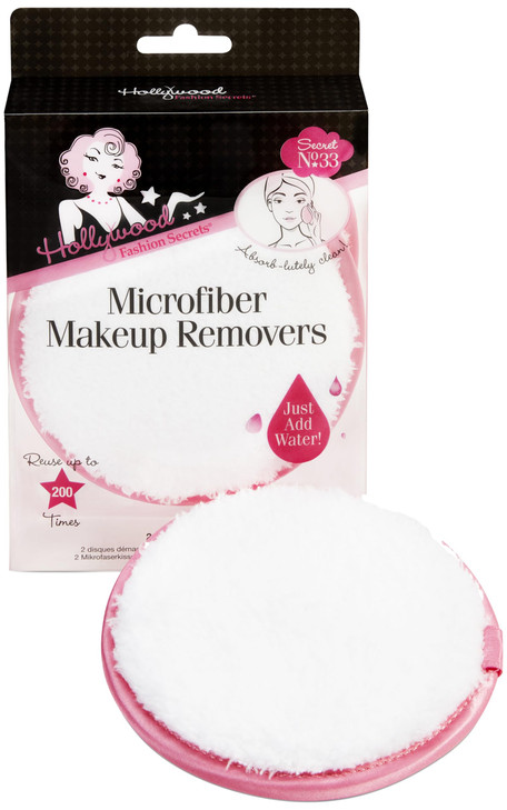 Hollywood Fashion Secrets Microfiber Makeup Removers Reusable Makeup Remover Pads for Face Facial Cleansing Pads for Sen