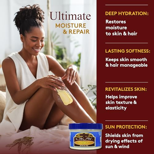 OKAY 100 Natural Avocado Butter For All Hair Textures Skin Types Moisturize Penetrates Into Pores Relieve Dry ScalpHair