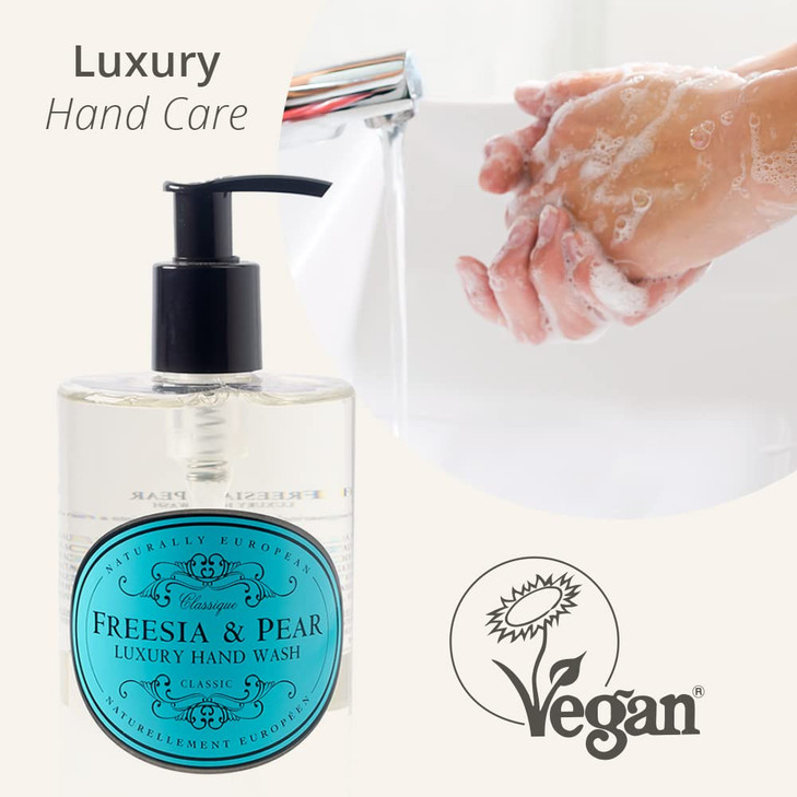 THE SOMERSET TOILETRY COMPANY LIMITED Naturally European Freesia Pear Luxury Hand Wash Cleanse Moisturise 500ml