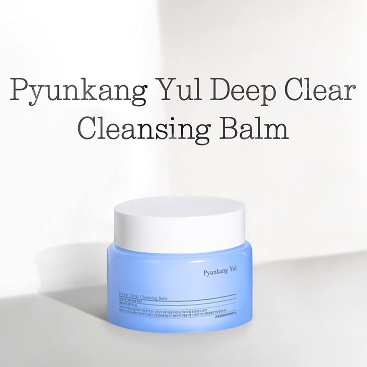 Pyunkang Yul PKY Deep Clear Cleansing Balm All in One Facial Cleanser for Heavy Makeup Removal Moisturized Finish with P