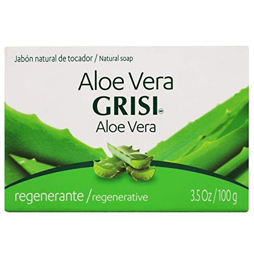 6pk Aloe Vera Soap Jabon de Svila Grisi 35 Oz X 6 Units