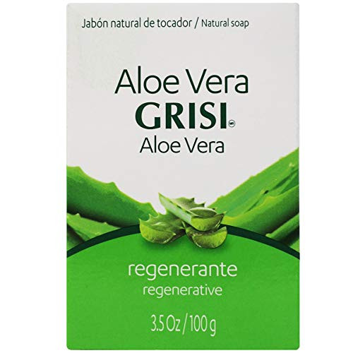6pk Aloe Vera Soap Jabon de Svila Grisi 35 Oz X 6 Units