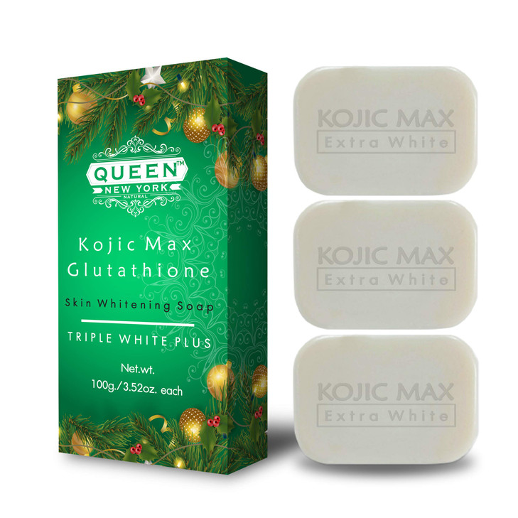 QUEEN NATURAL NEW YORK QUEEN KOJIC MAX Glutathione Natural Skin Renewal Whipp Soap Maximum Strength NO SLS NO Paraben Cr