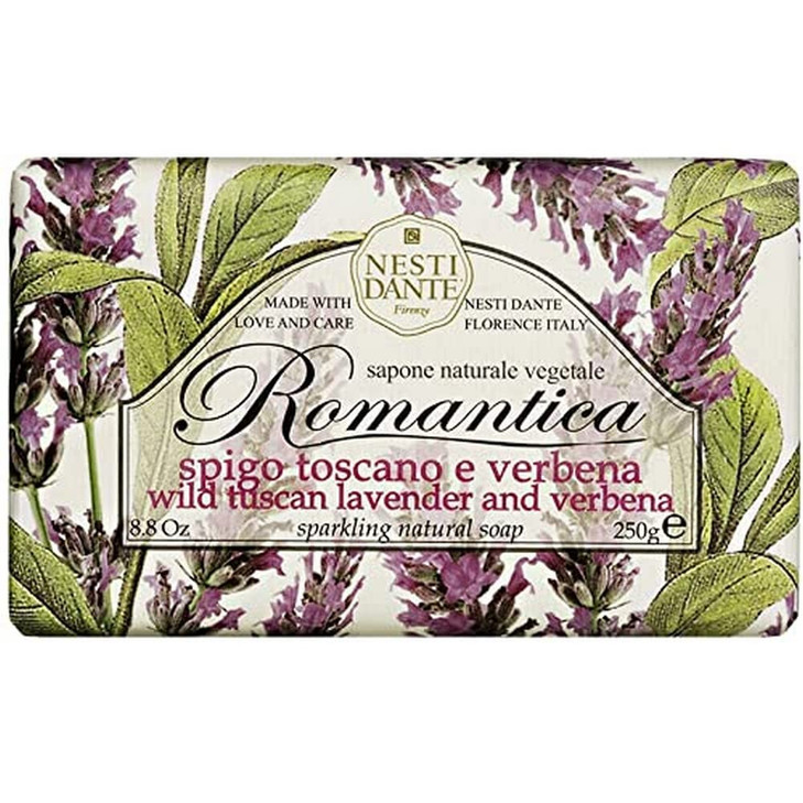 Nesti Dante Romantica Sparkling Natural Soap Wild Tuscan Lavender Verbena 250g88oz