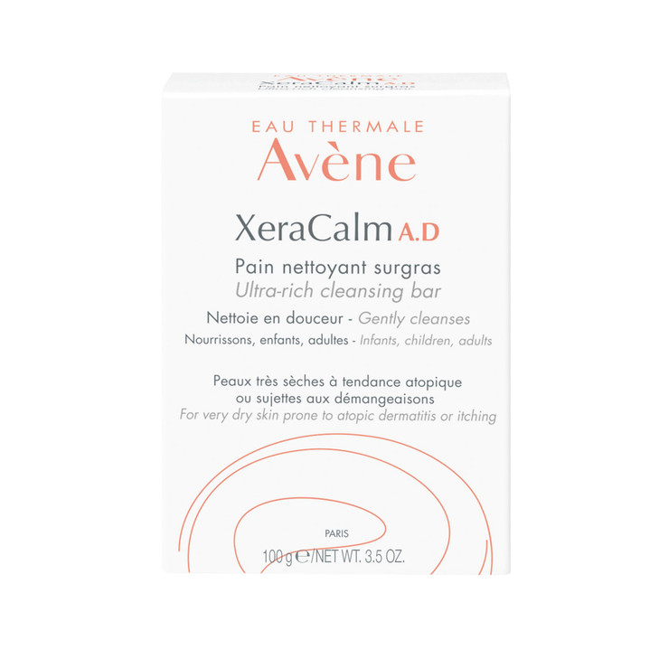 Avne Xercalm AD UltraRich Cleansing Bar for Atopic Dermatitis Eczema Prone Skin FragranceFree 100 g