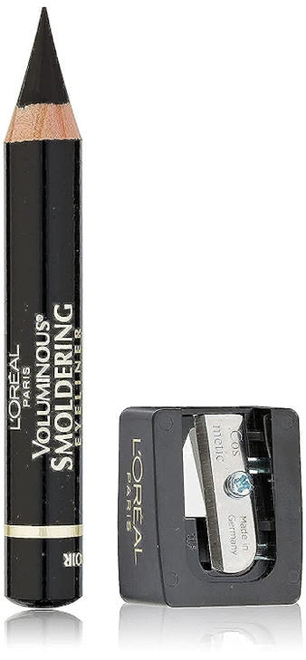 L'Oreal Paris Voluminous Smoldering Eyeliner, Black, 0.056 Oz, 1 Count