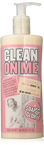 Soap Glory Clean On Me Shower Gel and Body Lotion