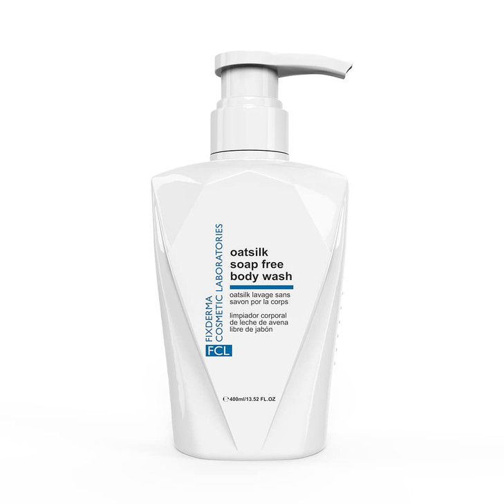 FIXDERMA COSMETIC LABORATORIES FCL Oatsilk Soap Free Body Wash with 25 Shea Butter for Non Irritation Dryness Roughness