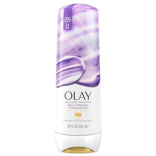 Olay Body Wash for Women Indulgent Moisture 24hr Moisturizing Nourishing Formula Infused with Vitamin B3 Complex Luxurio