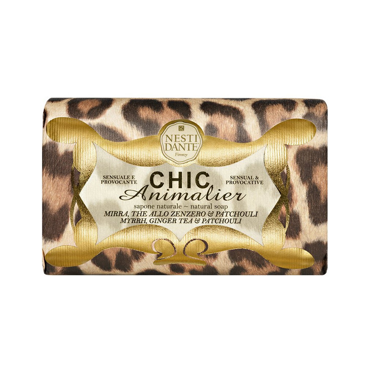 Nesti Dante Chic Animalier Natural Soap Myrrh Ginger Tea Patchouli 250g88oz