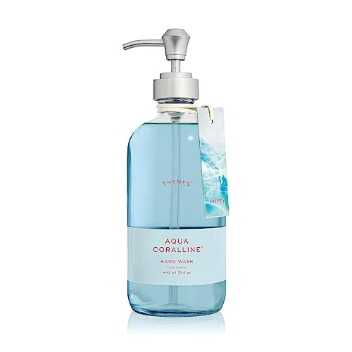Thymes Moisturizing Hand Wash Soap with Pump Luxury Hand Soap Gently Cleanses Moisturizes Skin Care with Glycerin Jojoba