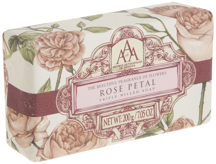AAA Aromatherapy Floral Rose Petal Triple Milled Soap 200g 7oz