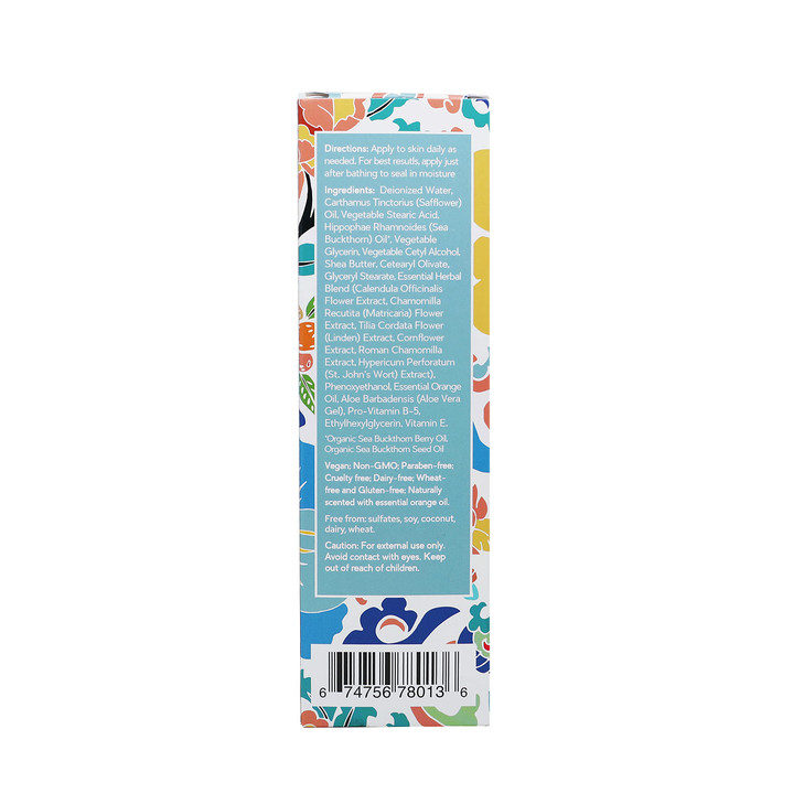 SeabuckWonders Organic Sea Buckthorn Body Lotion Moisturizing Body Cream with Omega 3679 Protects Soothes Sensitive Dry