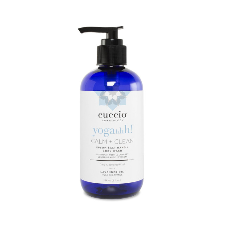 Cuccio Somatology Calm And Clean Epsom Salt Lavender Body Wash Cleansing Nourishing Wash And Soak For Pure Deep Relaxati
