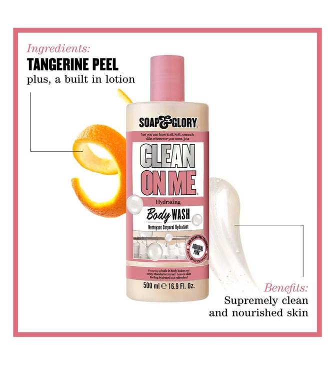Soap And Glory Gel de Ducha Clean On Me 500 ml Pack of 1
