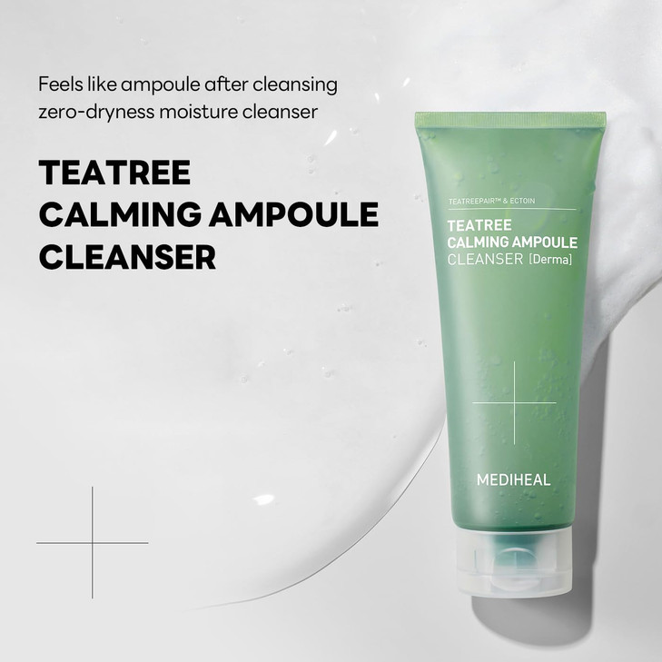 Mediheal Teatree Pore Whip Cleanser Special Set 676 fl oz 169 fl oz Fresh and Revitalized Complexion Pore Cleanser with