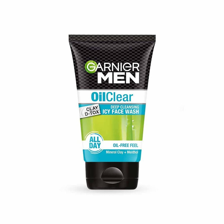 Garnier Men Oil Clear Face Wash, 100G 100Gm online at globaldelivered