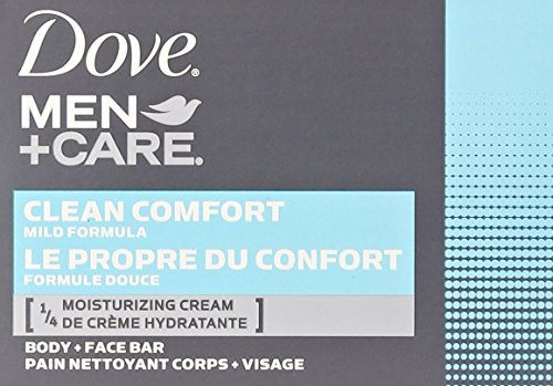 Dove MenCare Body Soap and Face Bar to Hydrate Skin Clean Comfort More Moisturizing Than Bar Soap 375 oz 6 Bars