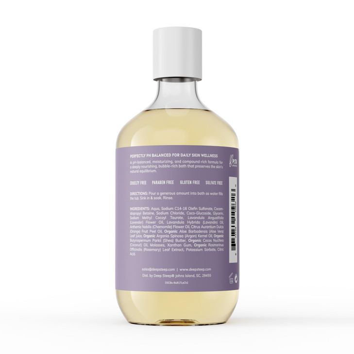 Deep Steep Bubble Bath Lavender Chamomile 17 Ounces