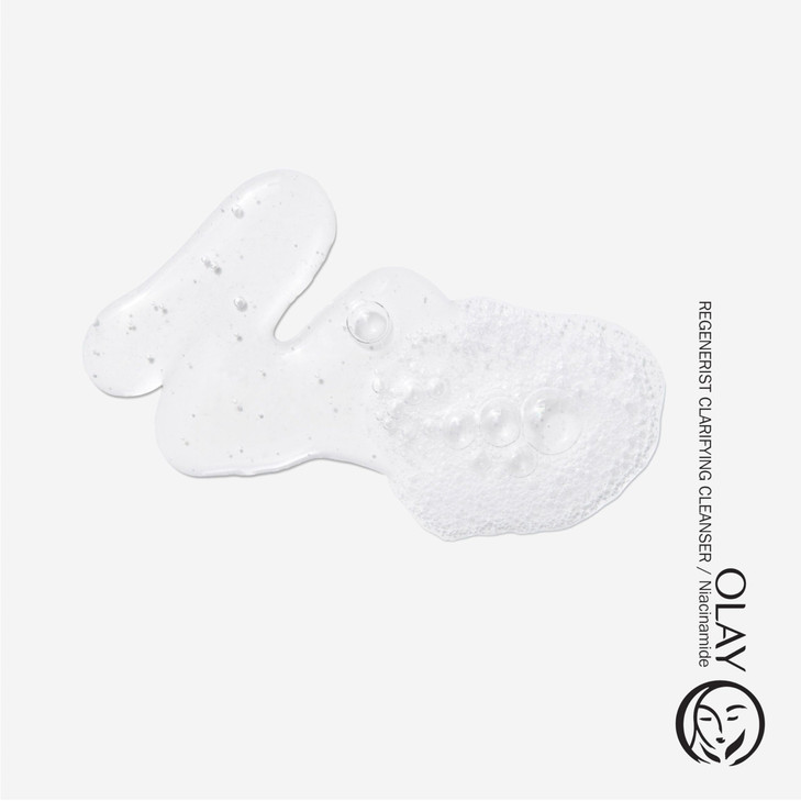 Olay Face Wash Daily Facial Cleanser with Niacinamide Peptides Glycerin Clarifying Refreshes Skin Surface Refines Appear