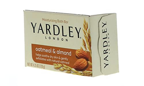 Yardley Oatmeal Almond Bath Bar 4oz Pack of 6