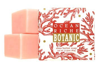 Greenwich Bay Cleansing Spa Soap Shea Butter and Cocoa Butter Blended with Loofah and Apricot Seed No Parabens No Sulfat