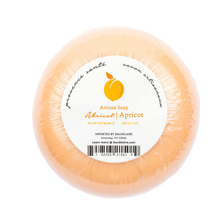 Provence Sante Luxury French Bath Bar Moisturizing Shea Butter Triplemilled Apricot Fragrance 7 oz Made in France