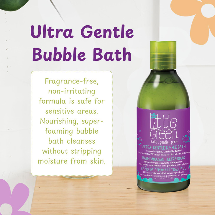 Little Green Kids Ultra Gentle Bubble Bath 8oz