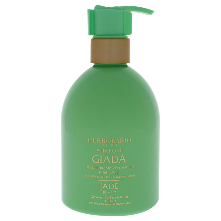 LErbolario Jade Plant Face And Hands Cleansing Gel Floral And Citrus Fragrance Moisturizing And Softening Properties Sil
