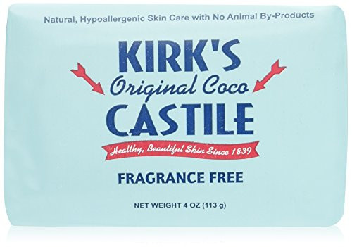 Kirks Coco Castile Soap Fragrance Free Pack of 5