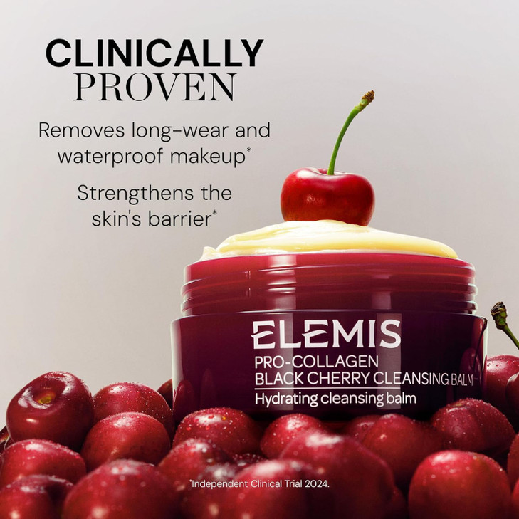 ELEMIS ProCollagen Travel Size Cleansing Balm 3in1 Daily Face Cleanser Melts Away Waterproof Makeup and Sunscreen Lavend