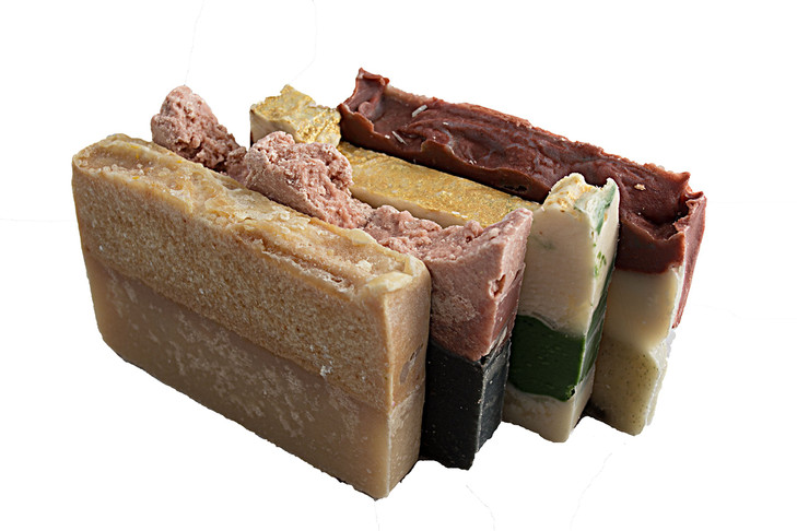 Natural Soap Collection 4Four 2Oz Guest Bars Sample Size Soap Natural Handmade Soap for Earthy Experience Himalayan Pink
