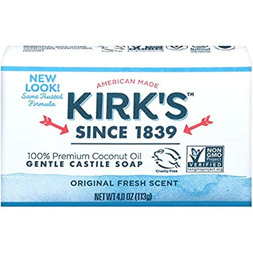 Natural Castile Bar Soap Kirks Castile Natural Coco Bar Soap 4oz 5 Pack