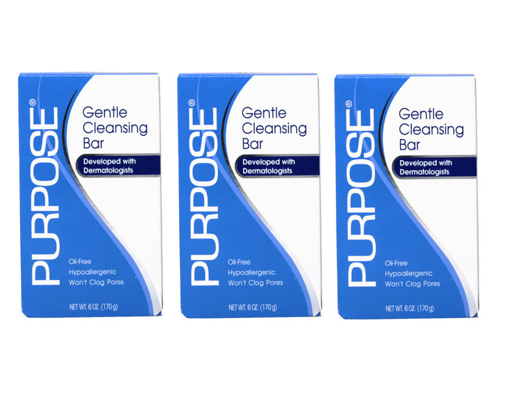 Purpose Gentle Cleansing Bar 6 Oz Pack of 3