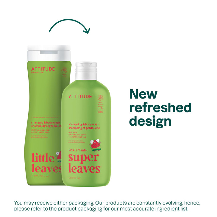 ATTITUDE Shampoo and Body Wash for Kids EWG Verified Dermatologically Tested Plant and MineralBased Ingredients Vegan an