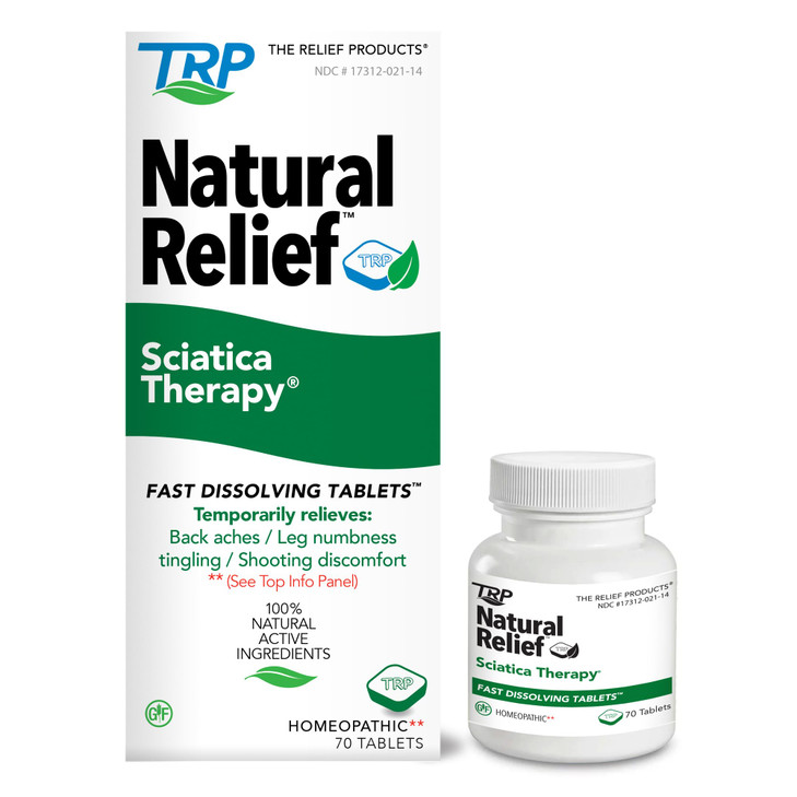 The Relief Products Sciatica Therapy Fast Dissolving Tablets - 100% Natural Active Ingredients - 70 Count online at globaldelivered