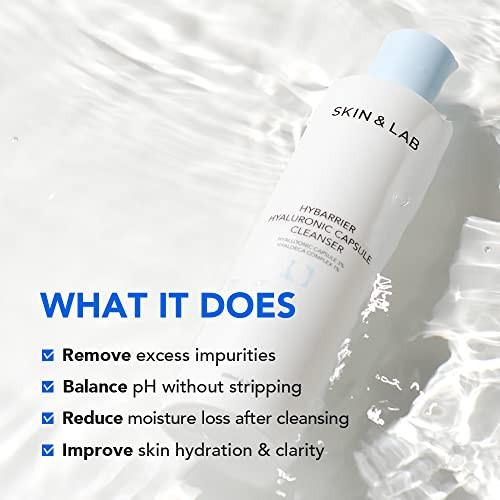 SKINLAB Hybarrier Hyaluronic Capsule Cleanser Daily Gel Cleanser Infused with Hyaluronic Capsule and Hyaldeca Complex Fo