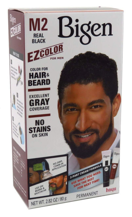 BIGEN Hoyu Ezcolor for Men, Real Black M2 online at globaldelivered