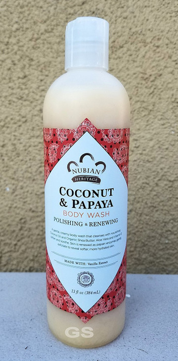 Nubian Heritage Body Wash Coconut Papaya