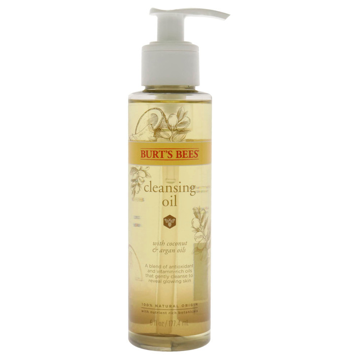Burts Bees 100 Natural Facial Cleansing Oil for Normal to Dry Skin 6 Oz Package May Vary