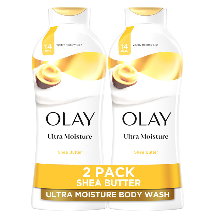 Olay Body Wash for Women Ultra Moisture 24hr Moisturizing Hydrating Refreshing B3 Vitamin Complex Free of Parabens Phtha